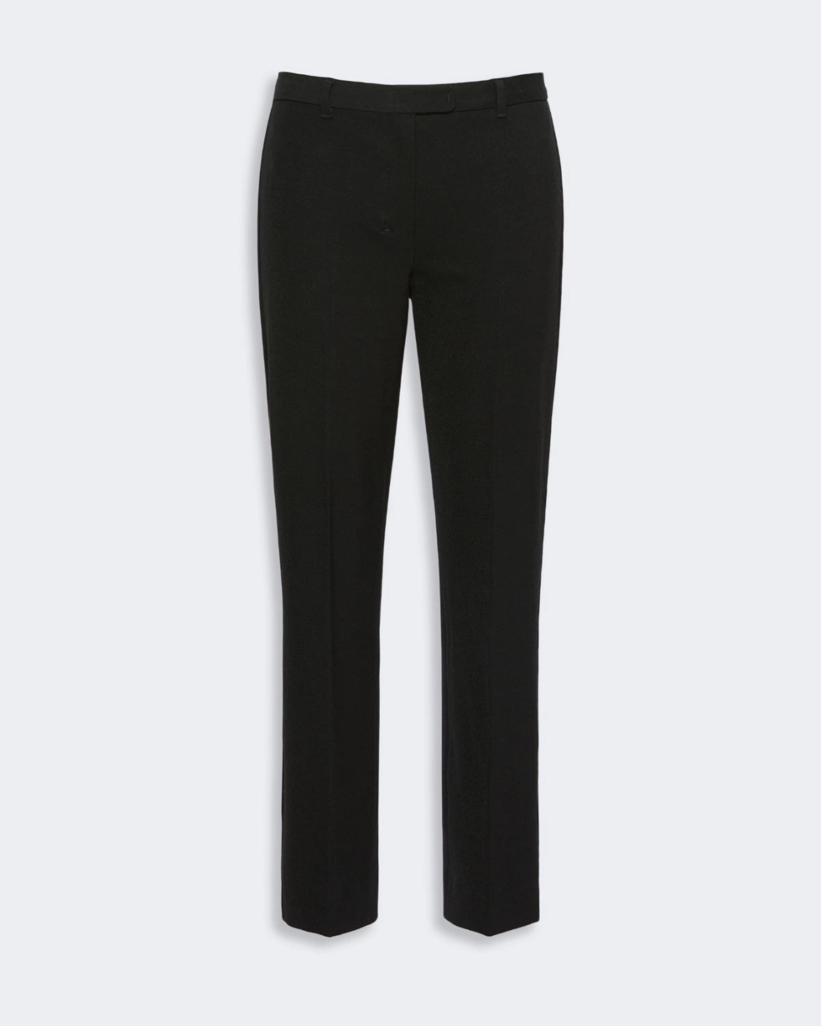 Cotton blend bi-stretch trousers Black