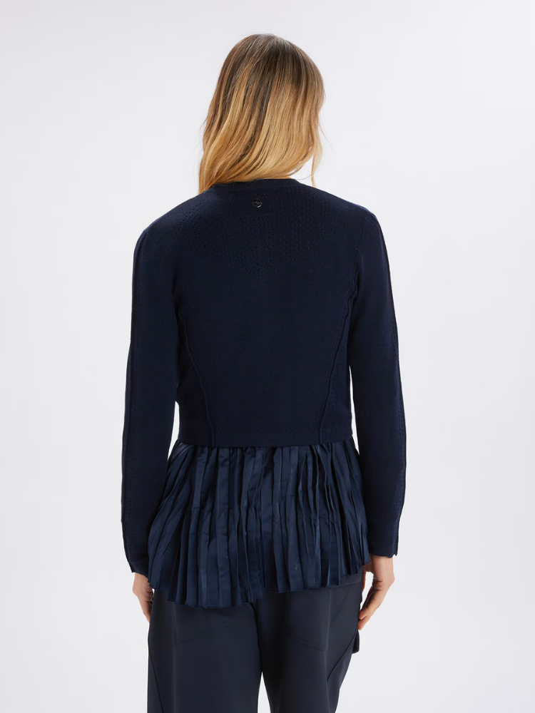 Skitter Zip Cardigan Navy