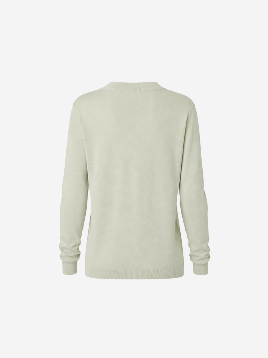Linen Knit Top Safari Faded