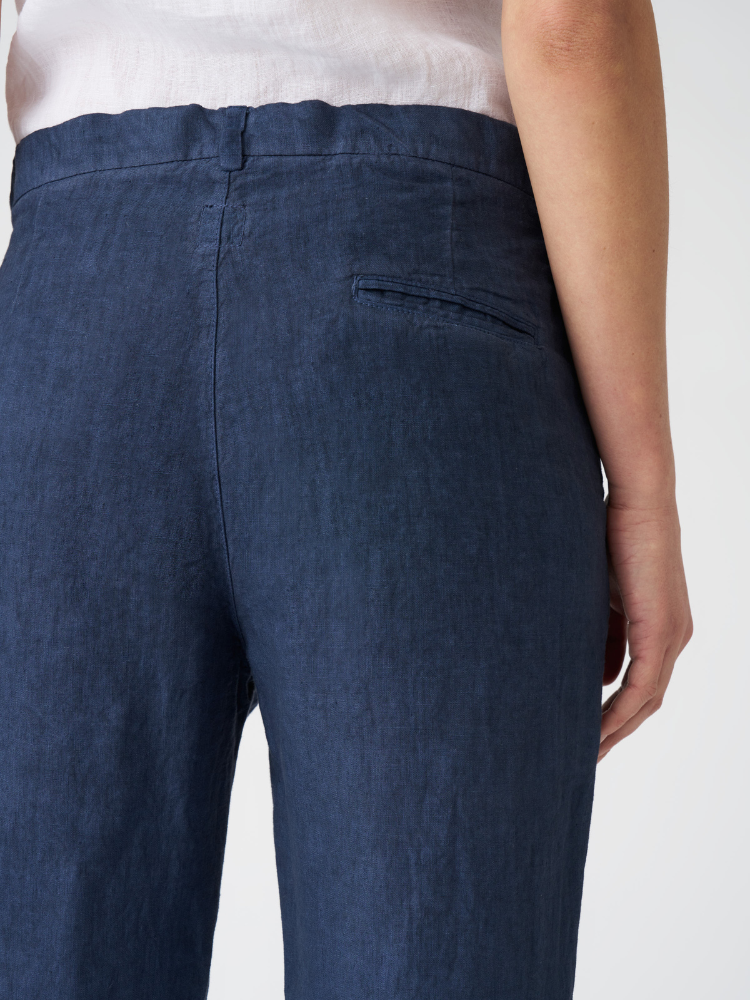 Drawstring 3/4 Tapered Pants  NAVY