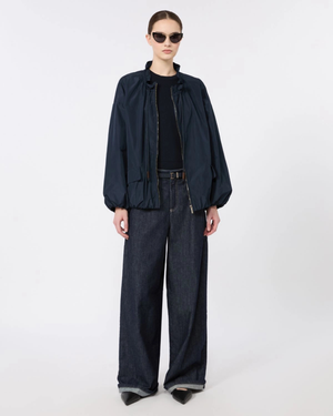Polyester taffeta raincoat Ultramarine