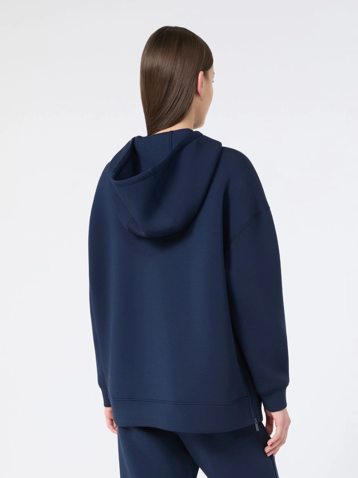 Long Scuba Jersey Sweatshirt Navy