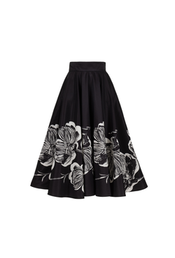 Tabba Floral Print Skirt Multi