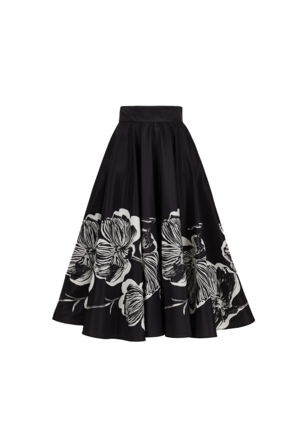 Tabba Floral Print Skirt Multi