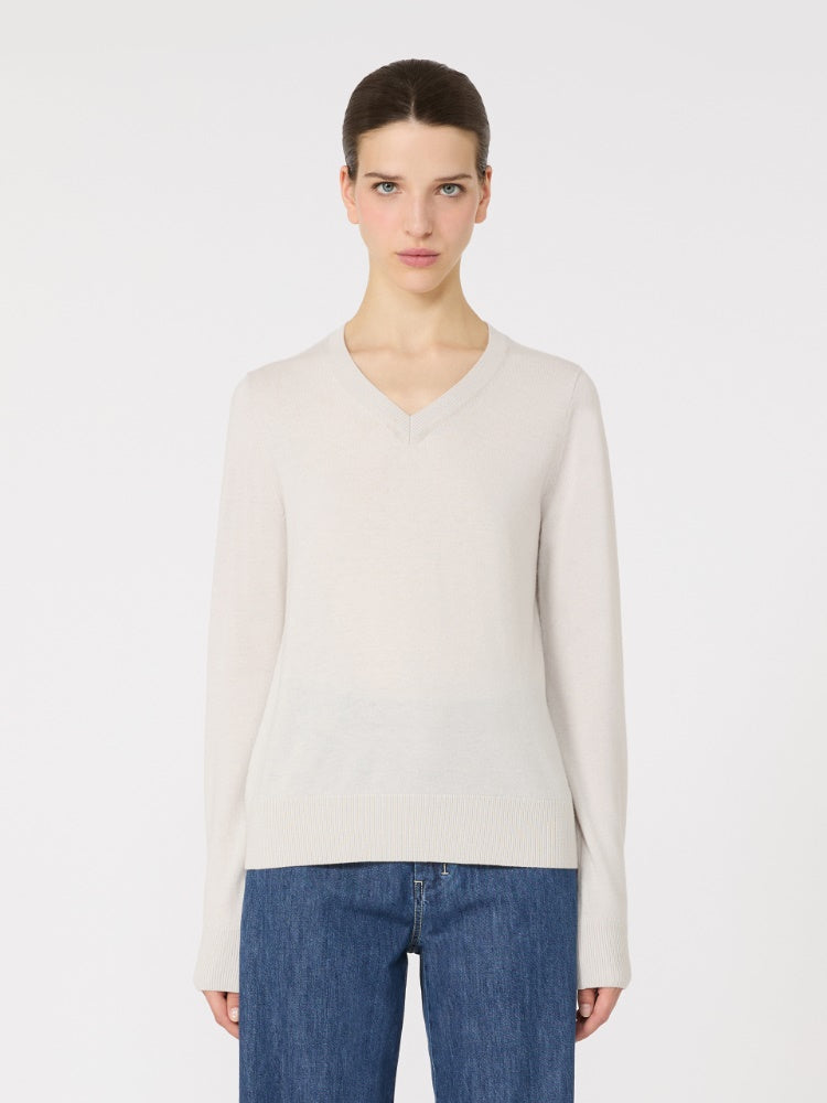 Idoneo V-neck Knit White