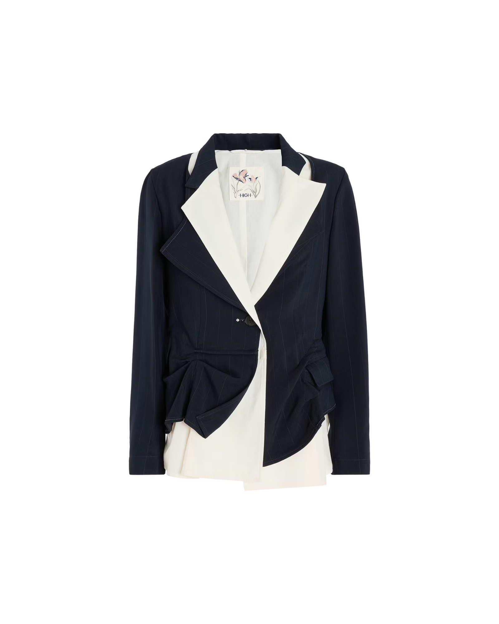 Brazen Jacket Navy Pinstripe