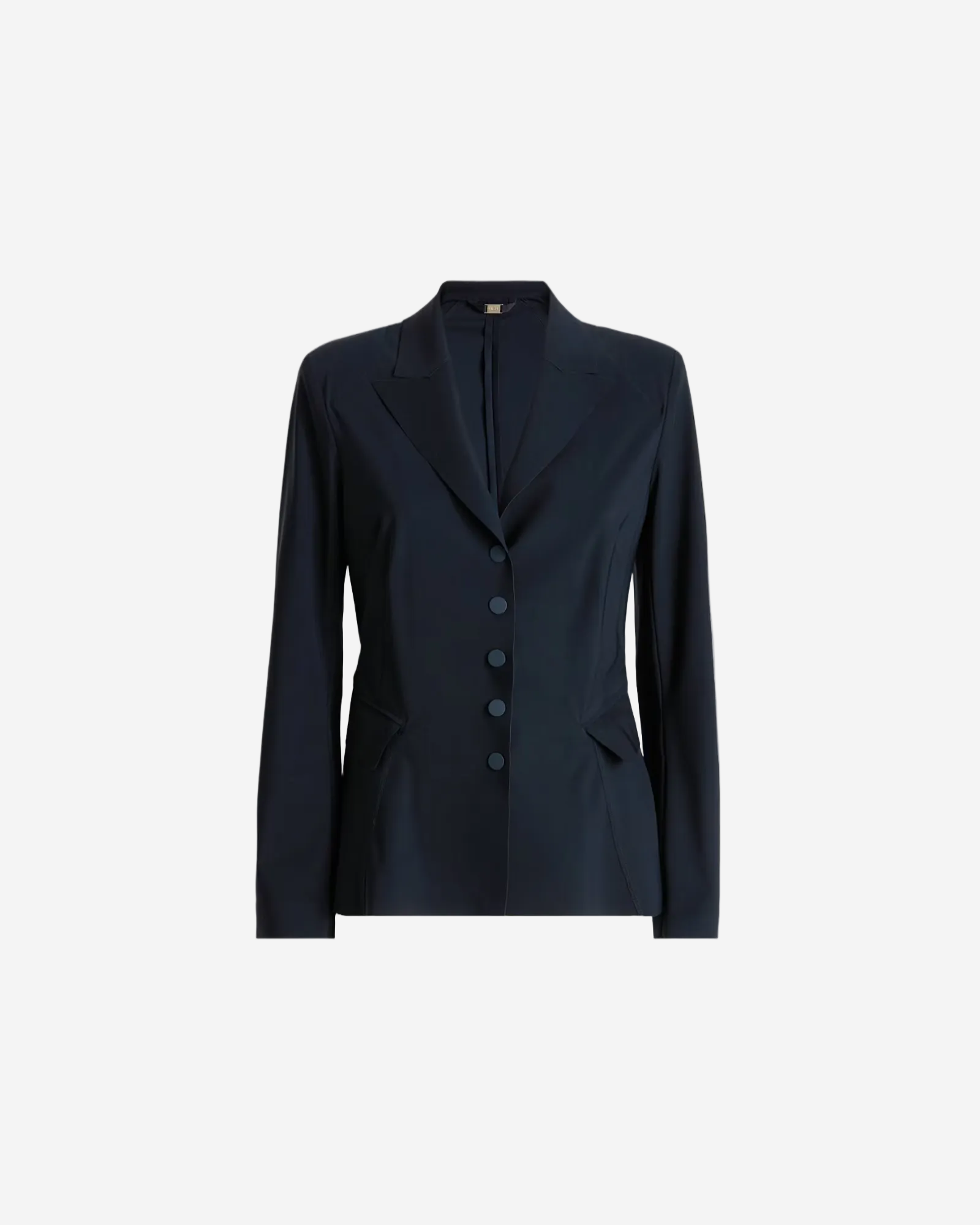 Navy blazer on a white background