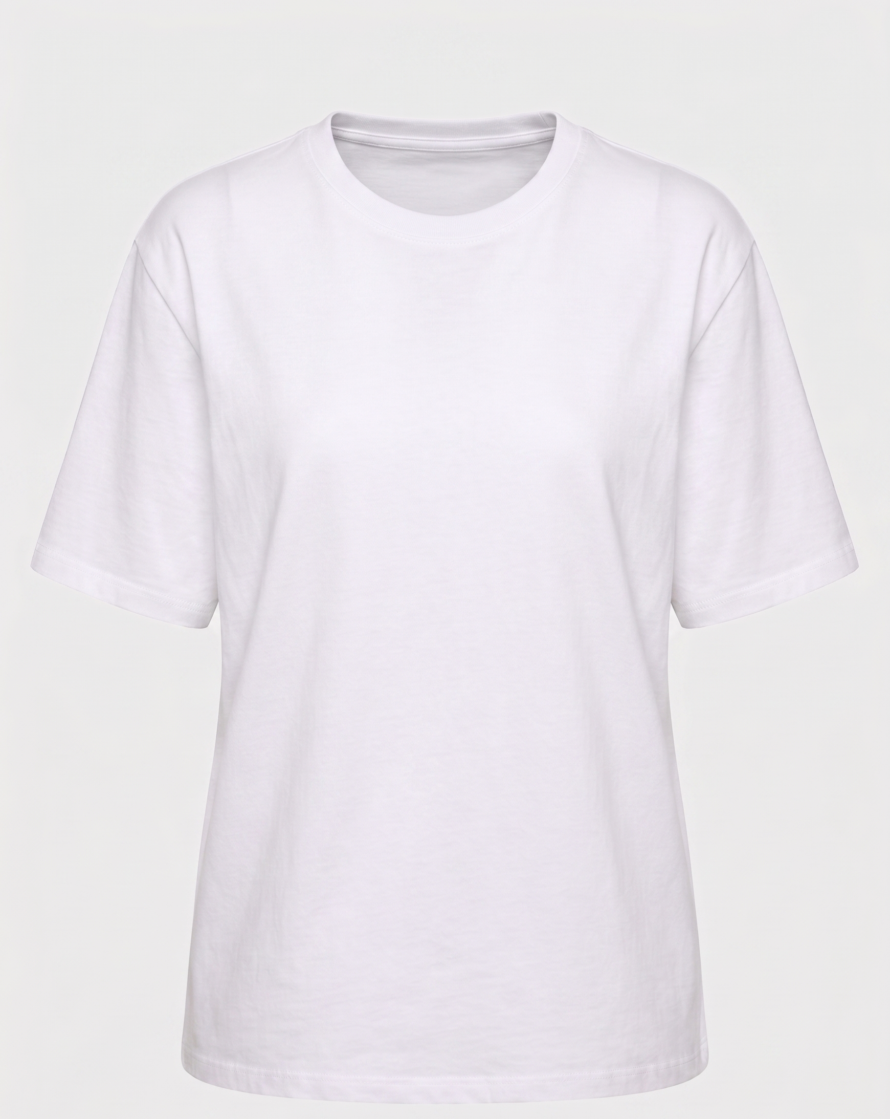 Boxy Fit Organic Cotton T-shirt WHITE