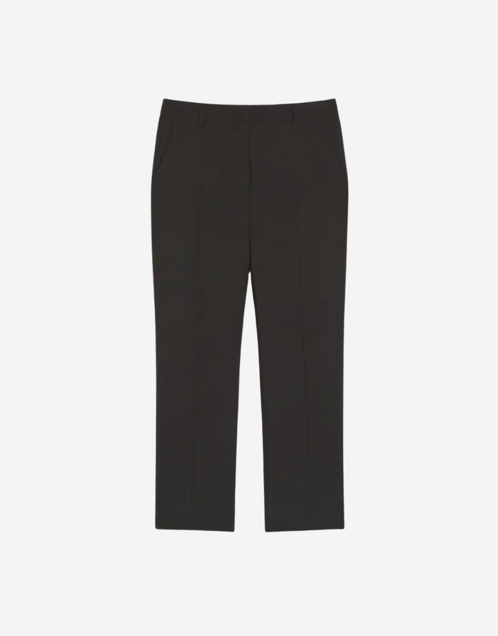Black pants on a white background