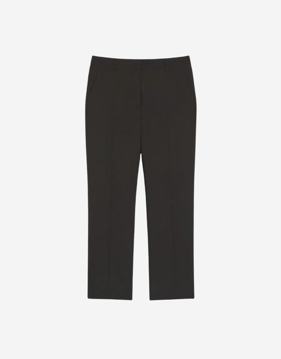 Black pants on a white background