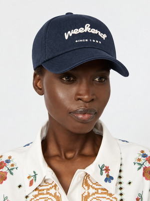 Cotton baseball cap Ultramarine