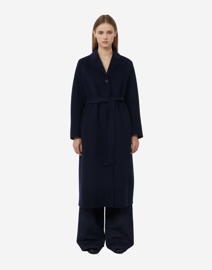 Dama Coat Midnight Blue