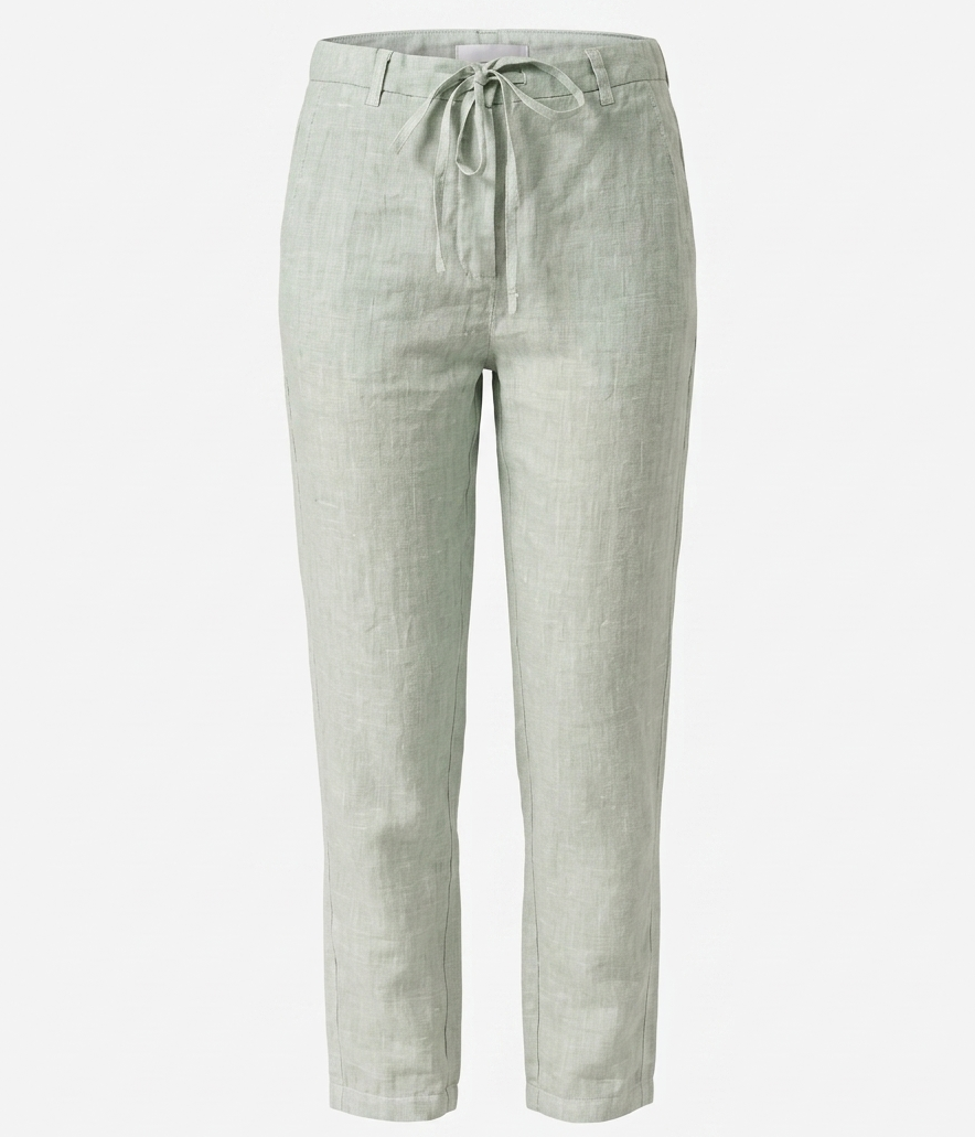 Drawstring 3/4 Tapered Pants  GREEN