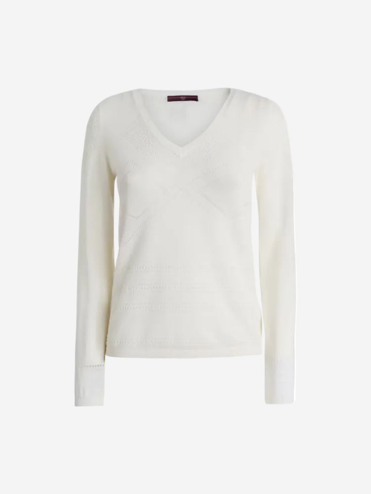 White sweater on a white background
