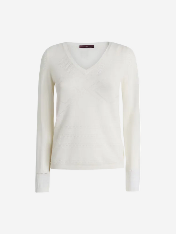 White sweater on a white background