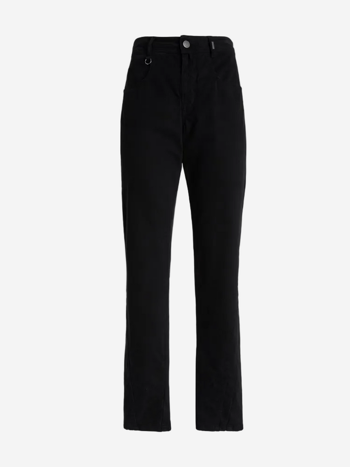 Black pants on a white background