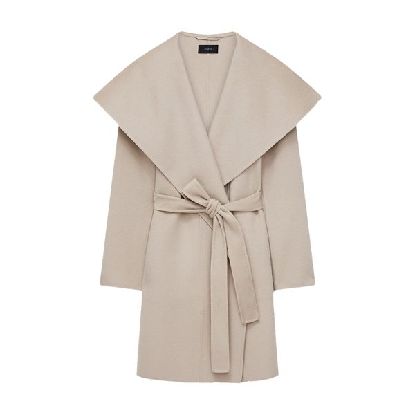 Double Face Cashmere Granby Coat in Parchment