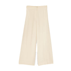 Cotton Silk Thurlow Trousers in Cream