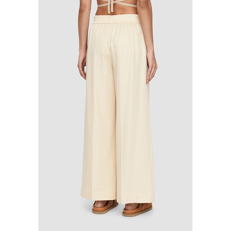 Cotton Silk Thurlow Trousers in Cream