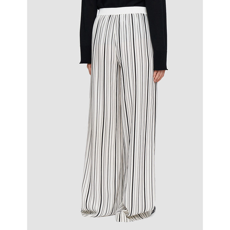 Silk Animation Hulin Trousers in Black/White