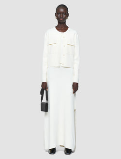 Cropped Jacket White
