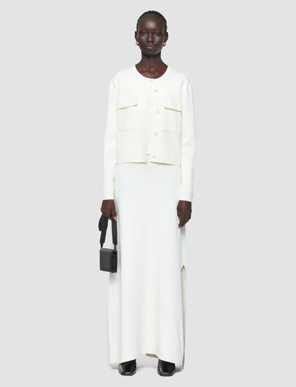 Cropped Jacket White