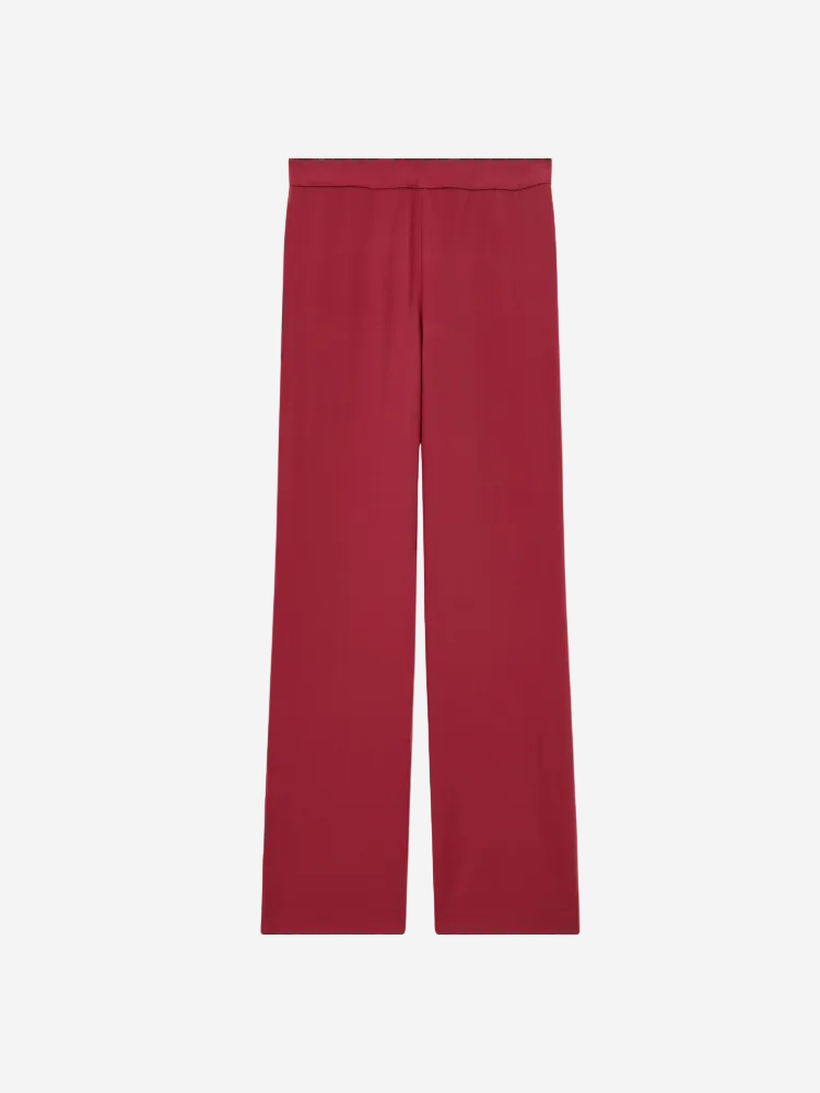 Red pants on a white background