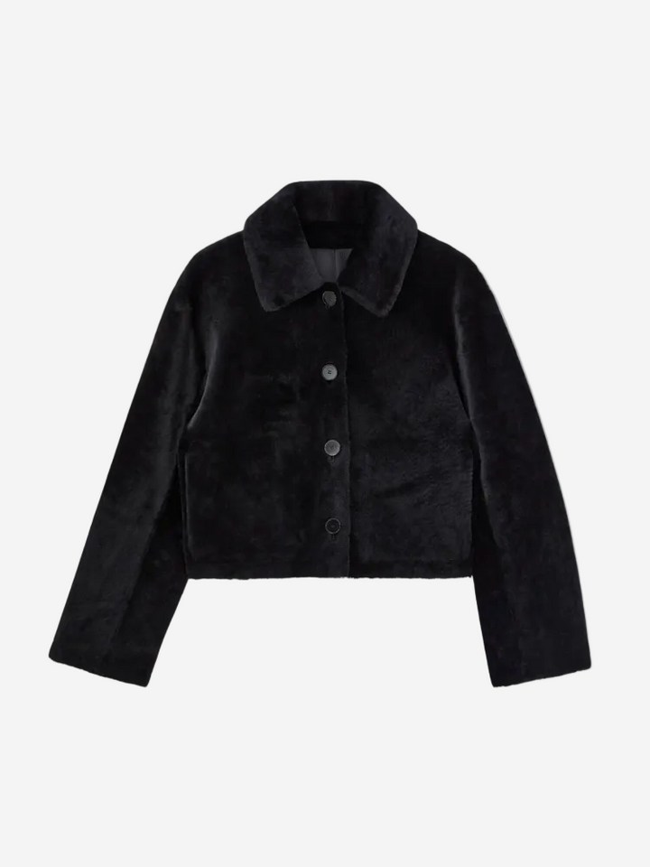 Black jacket on a white background