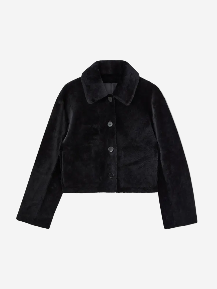 Black jacket on a white background