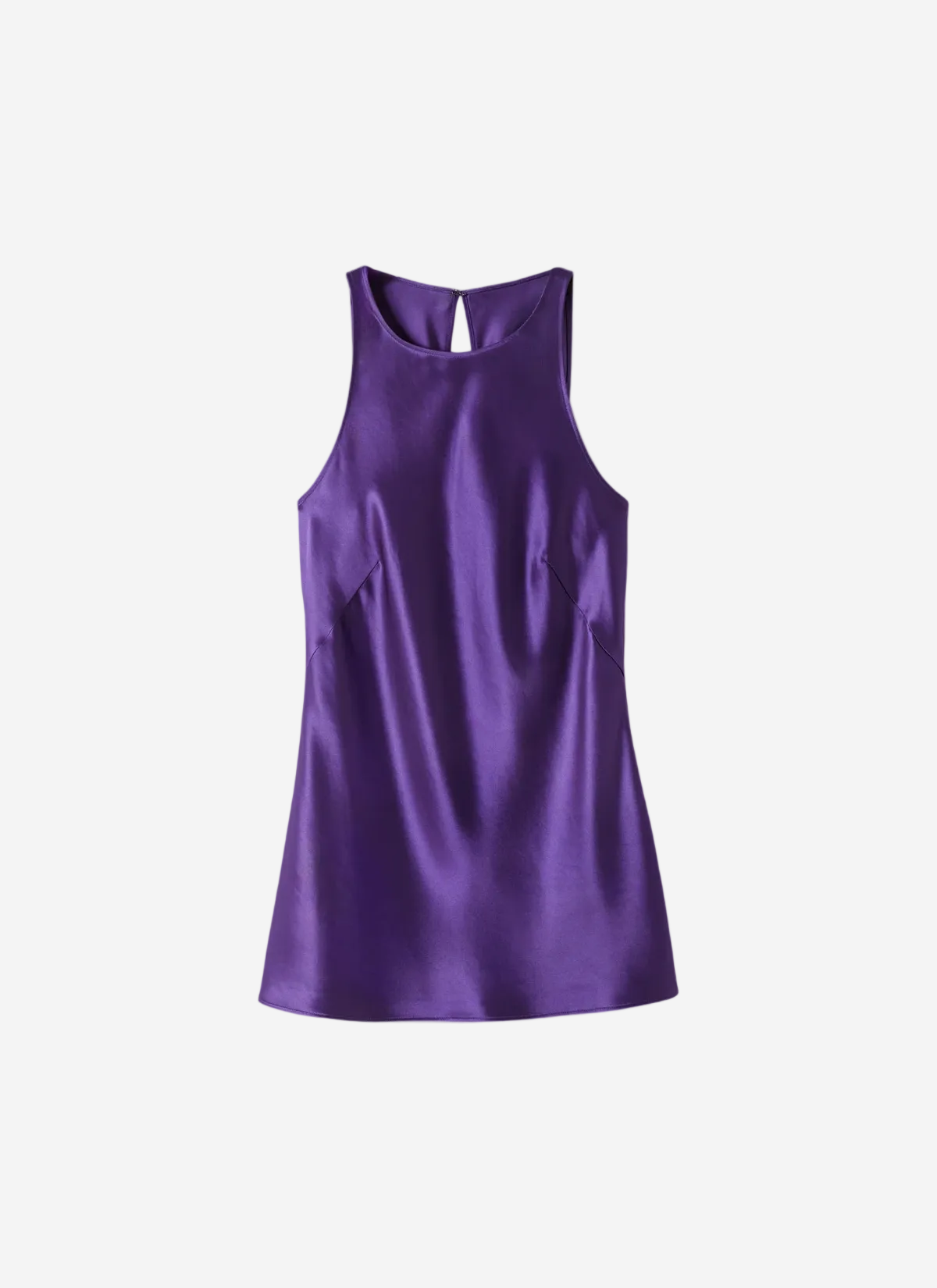 Purple dress on a white background