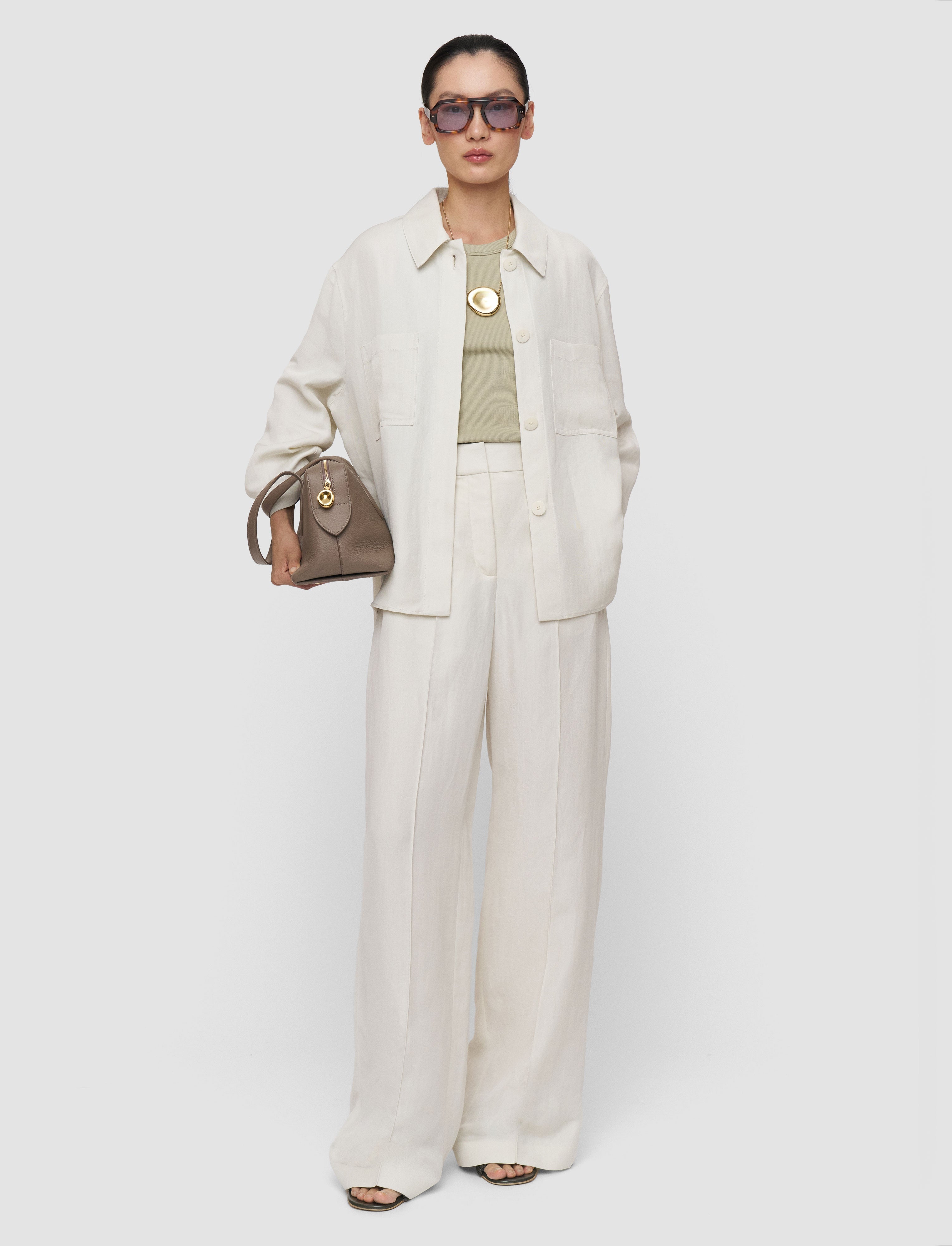 Jnane Linen Blend Trousers Wax