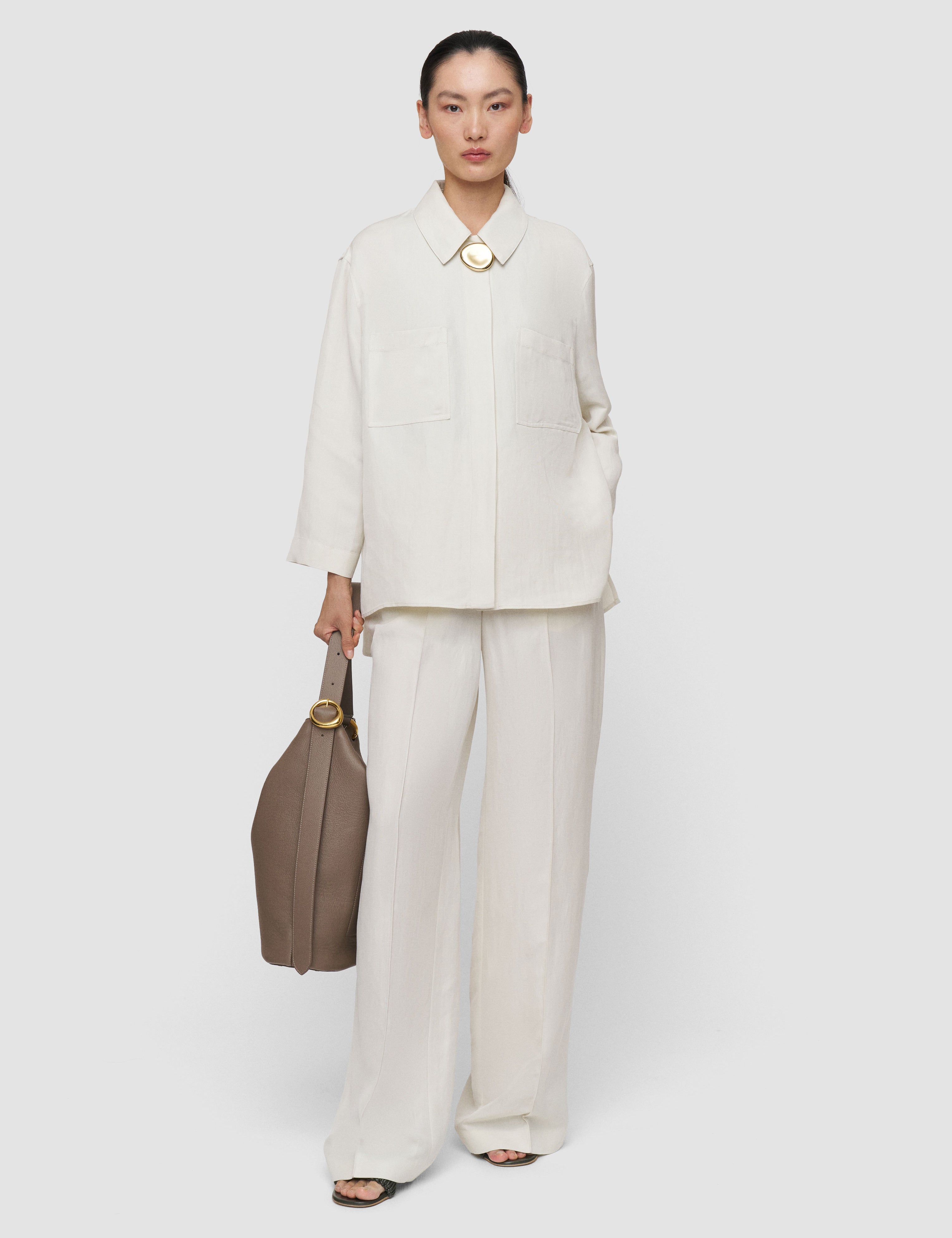 Jnane Linen Blend Trousers Wax