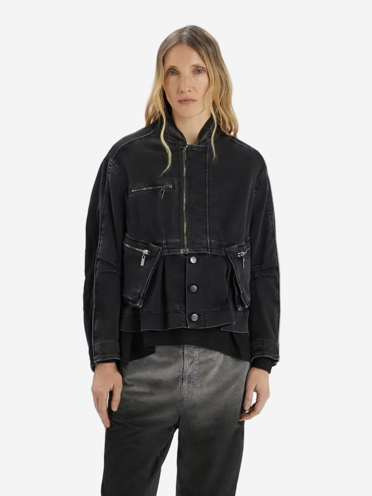 woman wears jacket from high at Christensen copenhagen