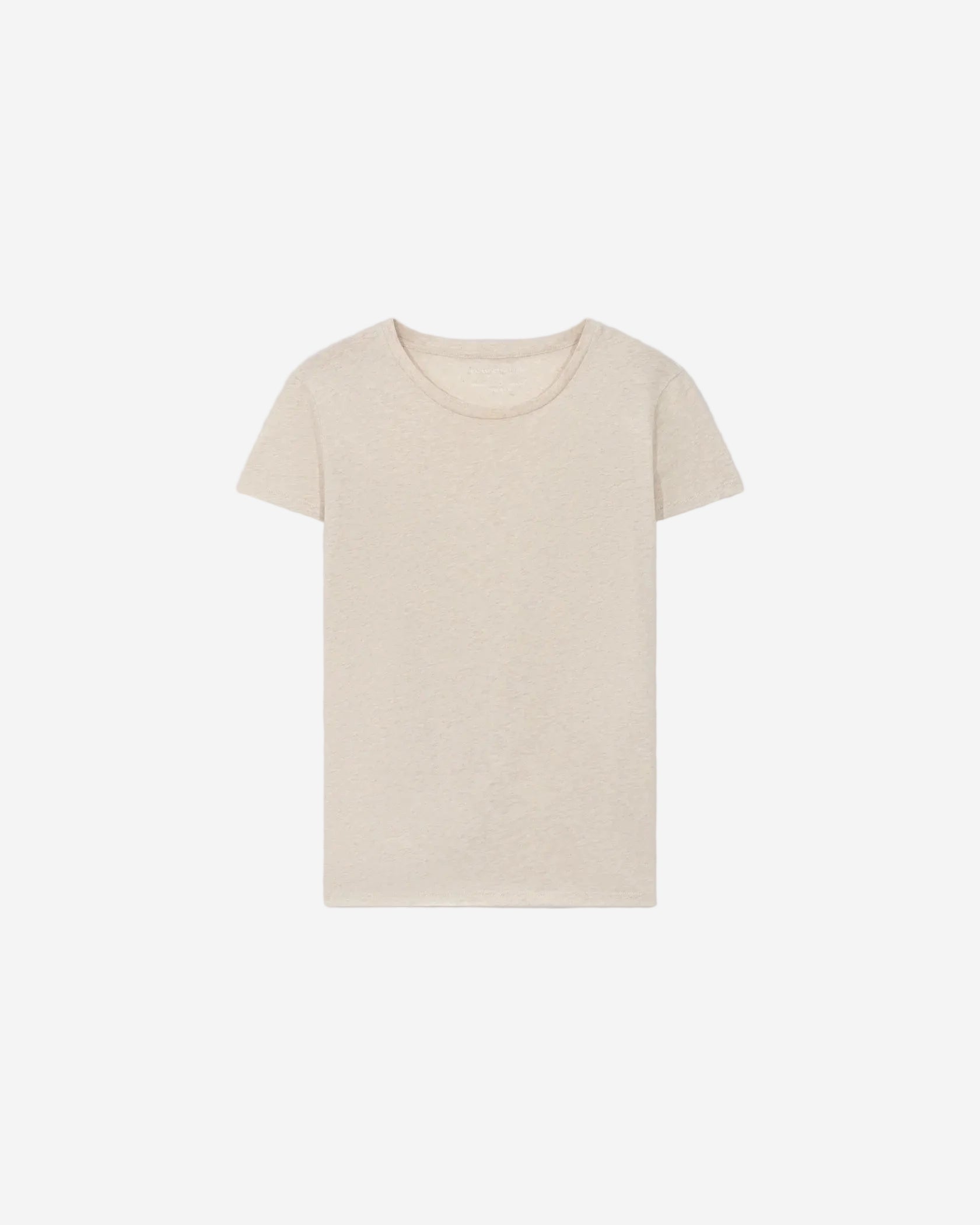 Jamie Round Neck Short Sleeve T-shirt IVORY