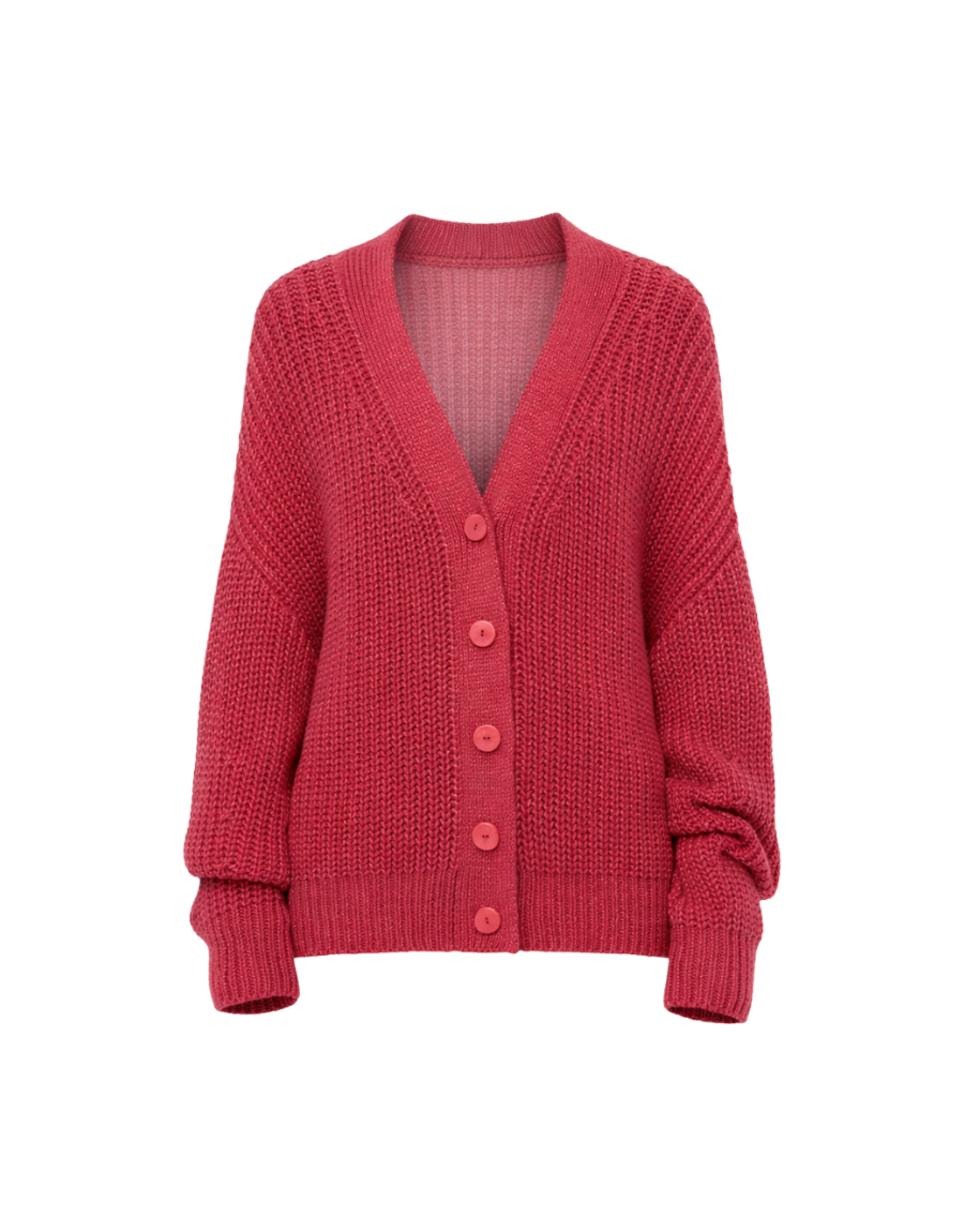 Cirrus Wool Cashmere Cardigan Mulberry