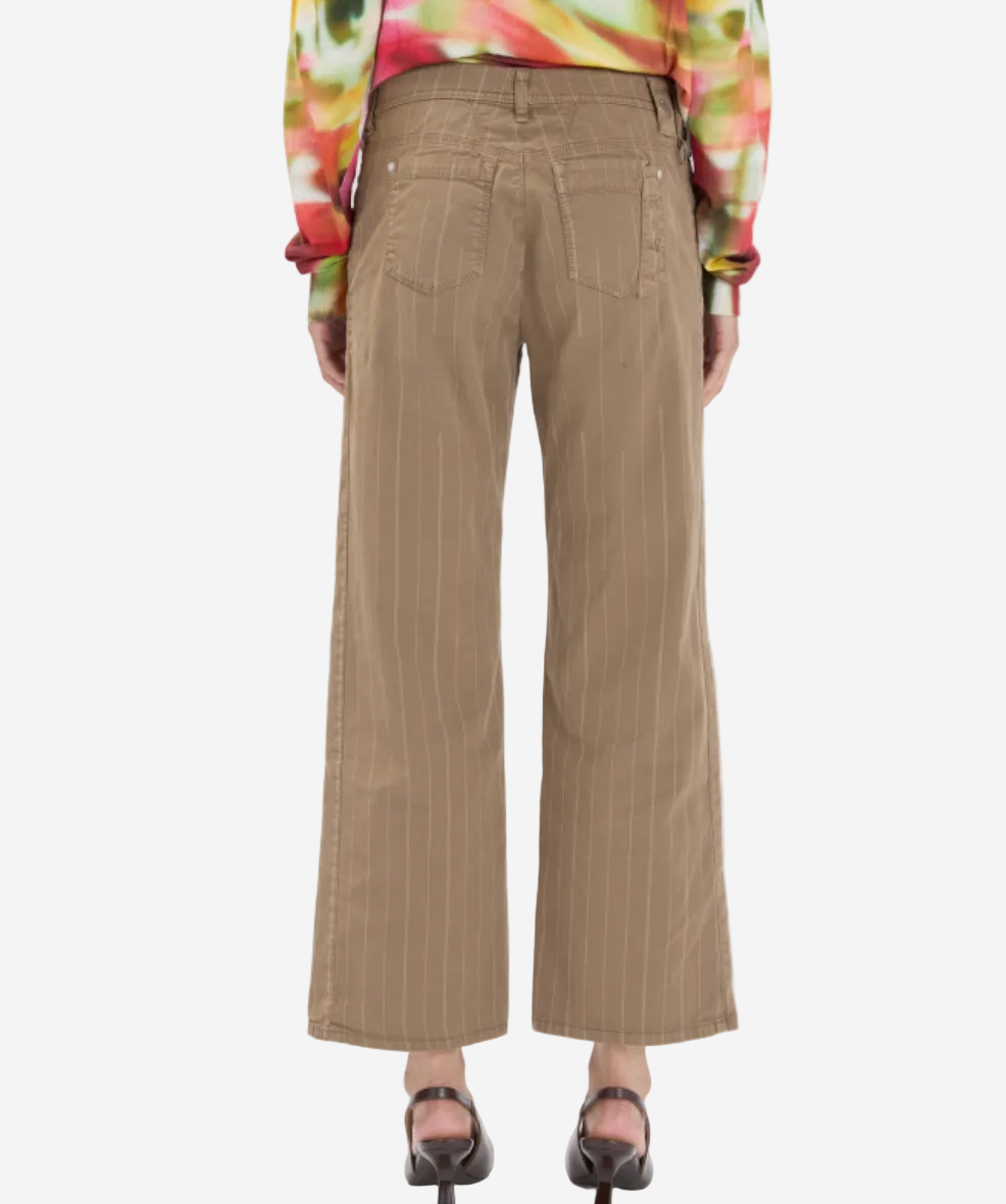 Method Pants Pinstripe Brown