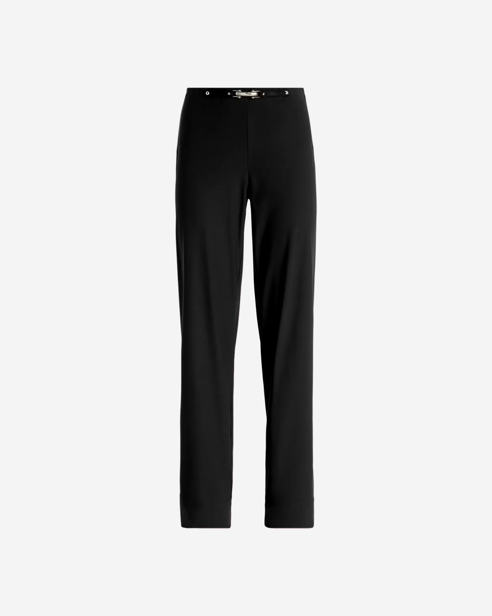 Black pants on a white background