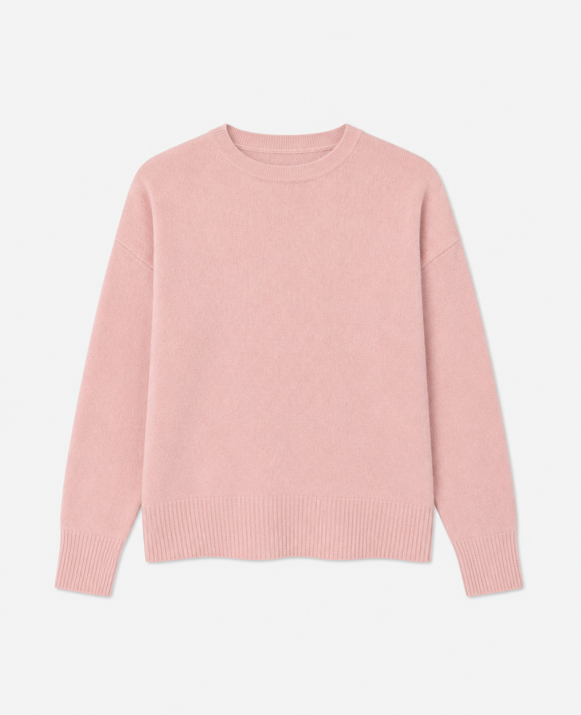 Round Neck Long Sleeve Knitwear PETAL