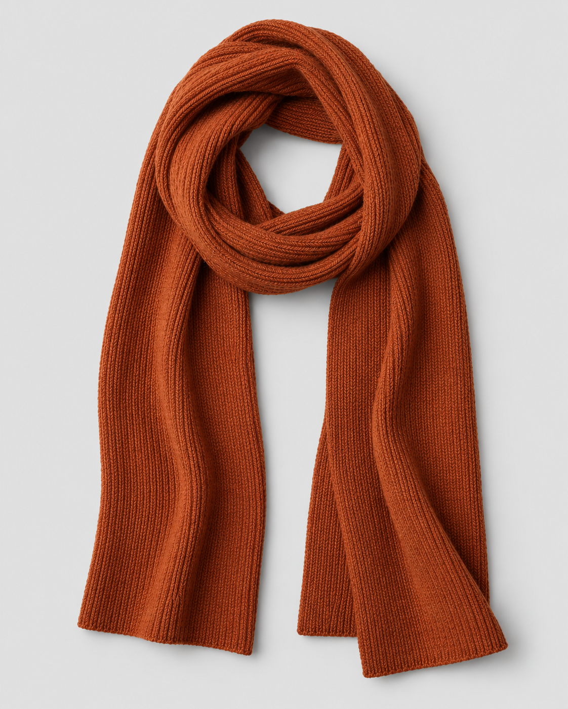 Carter Cashmere Scarf Rust