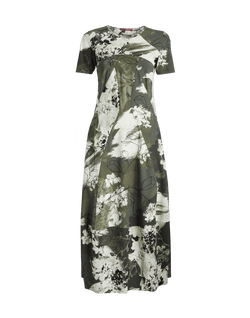 Mesmerize Dress Multi Green Print