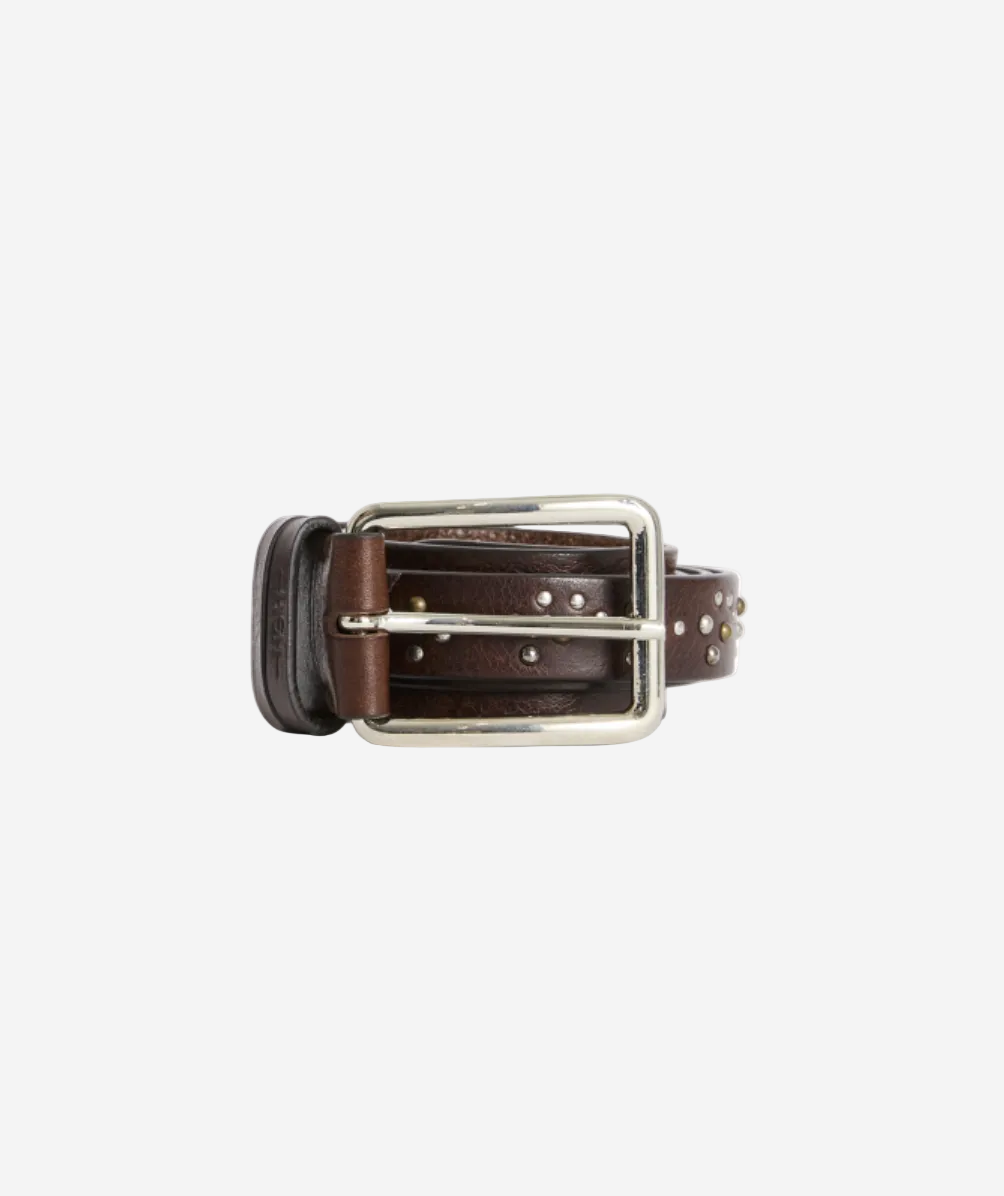 Black metal bracket on a white background
