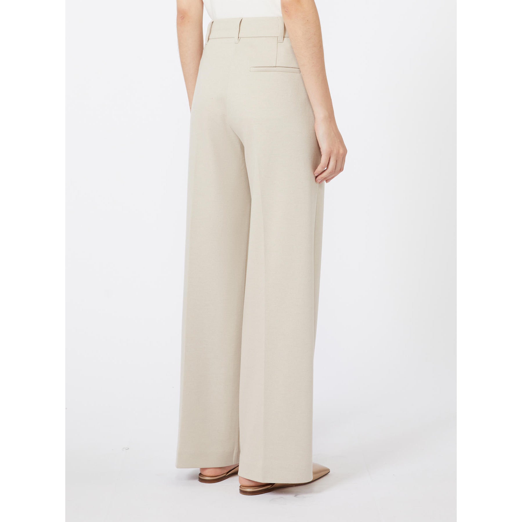 Rea Jersey Trouser White
