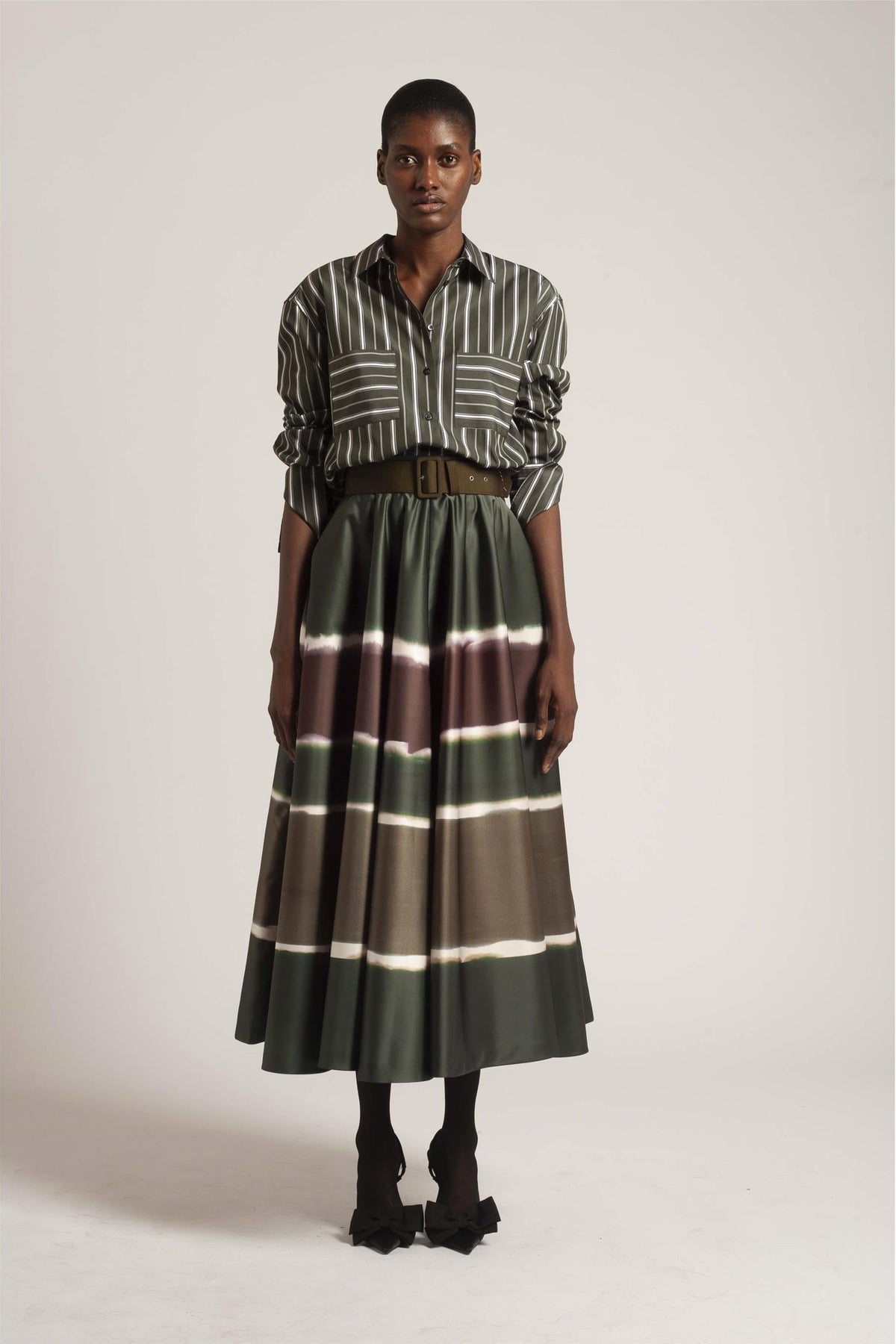 Tabba Stripe Skirt