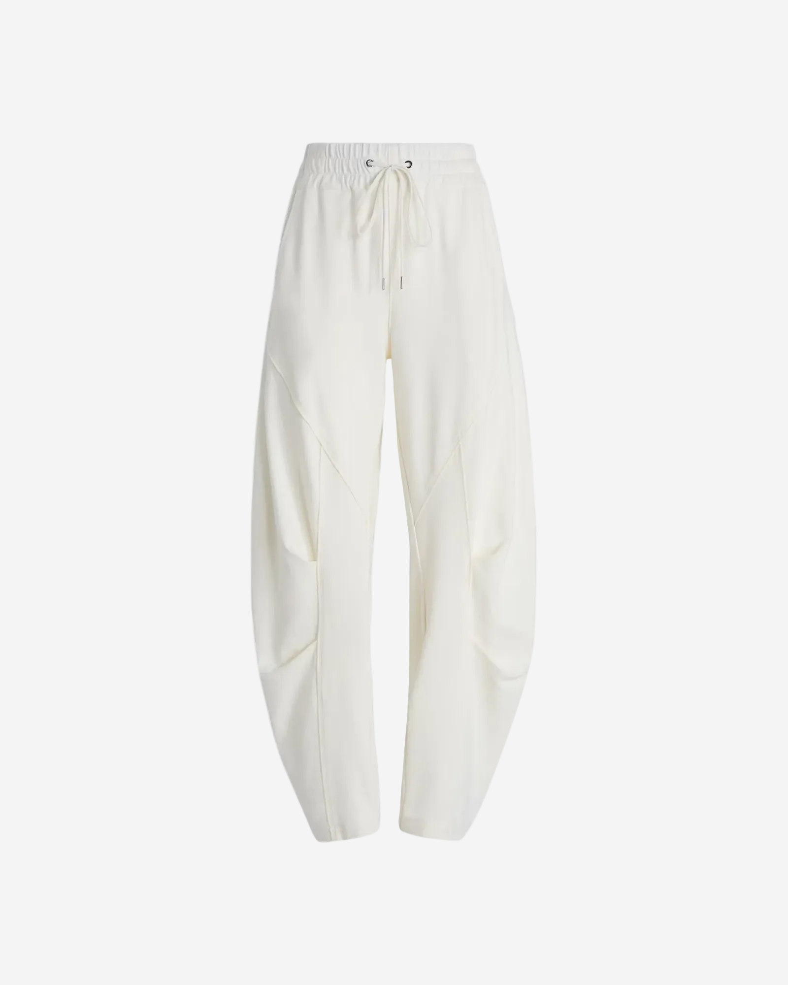 White pants on a white background