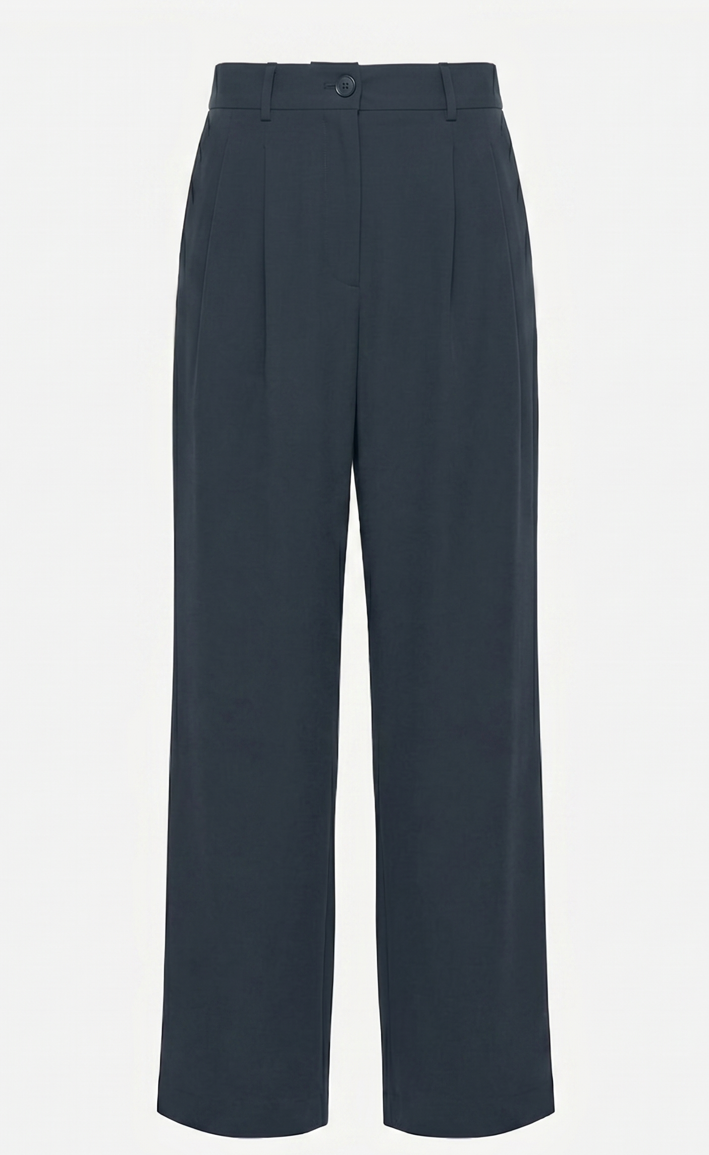 Tarn Crepe de Soie Silk Trousers Black