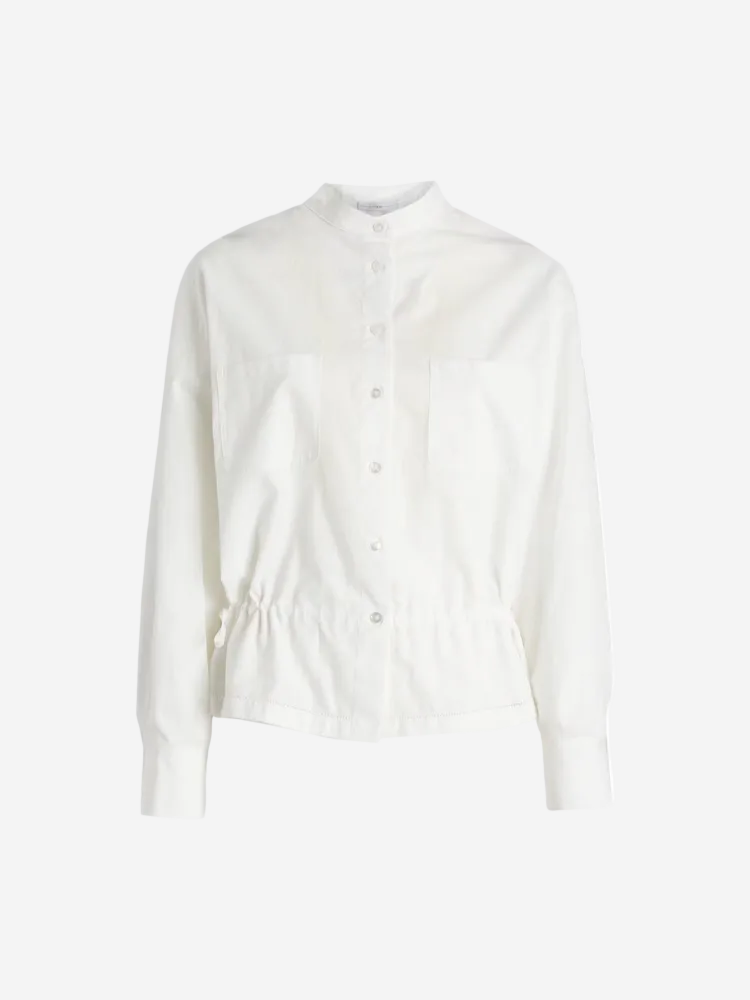White shirt on a white background