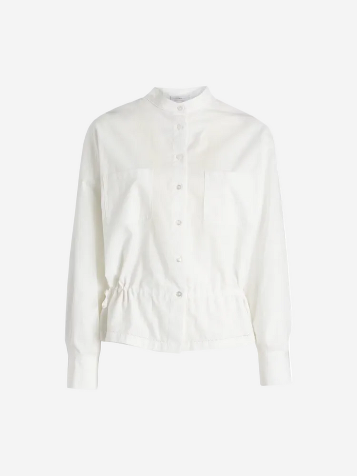 White shirt on a white background