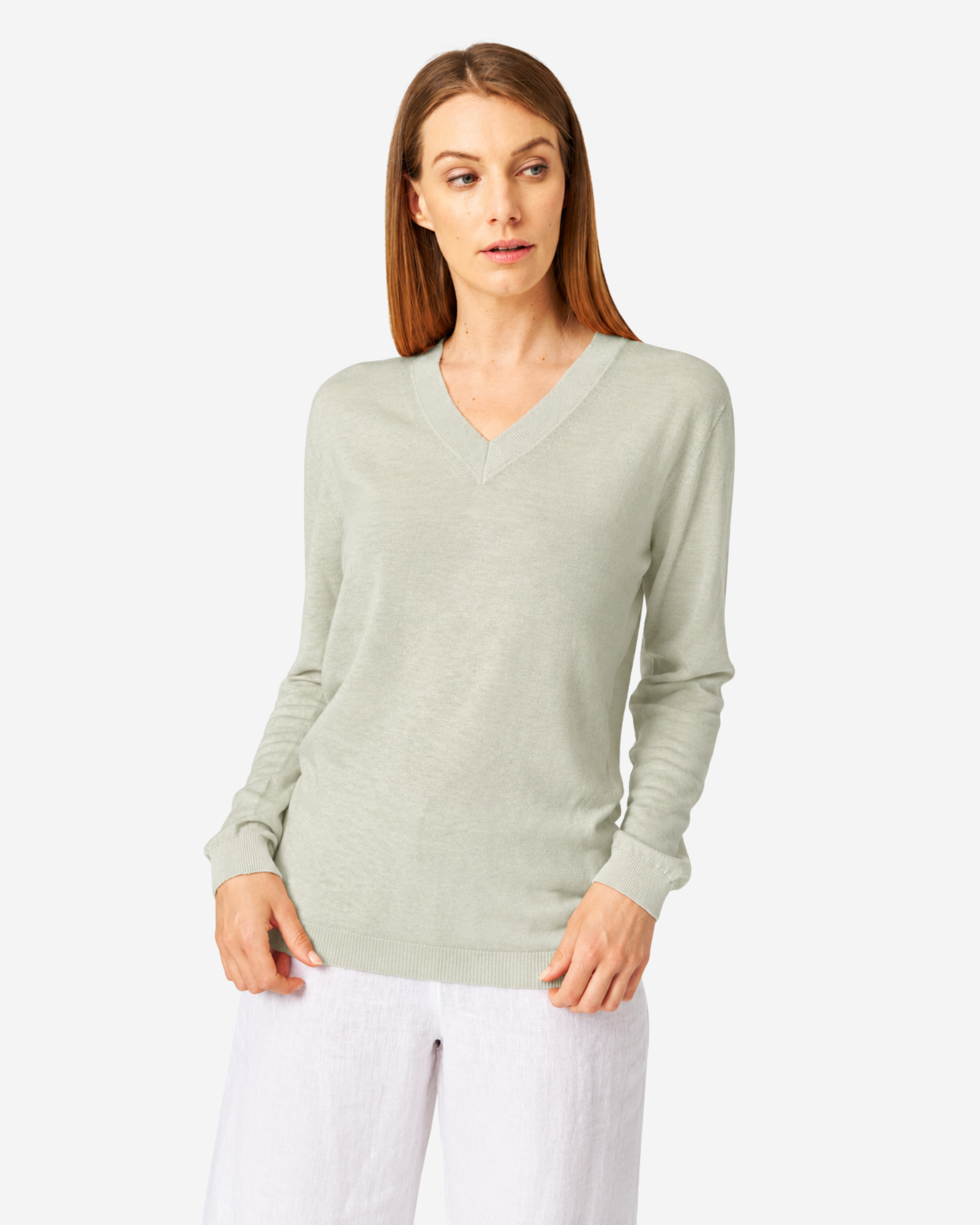 Linen Knit Top Safari Faded