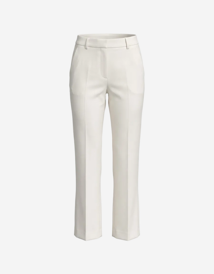 White pants on a white background