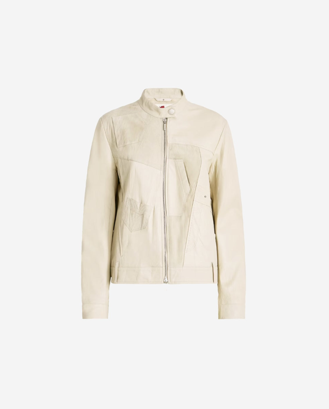 Beige jacket on a white background